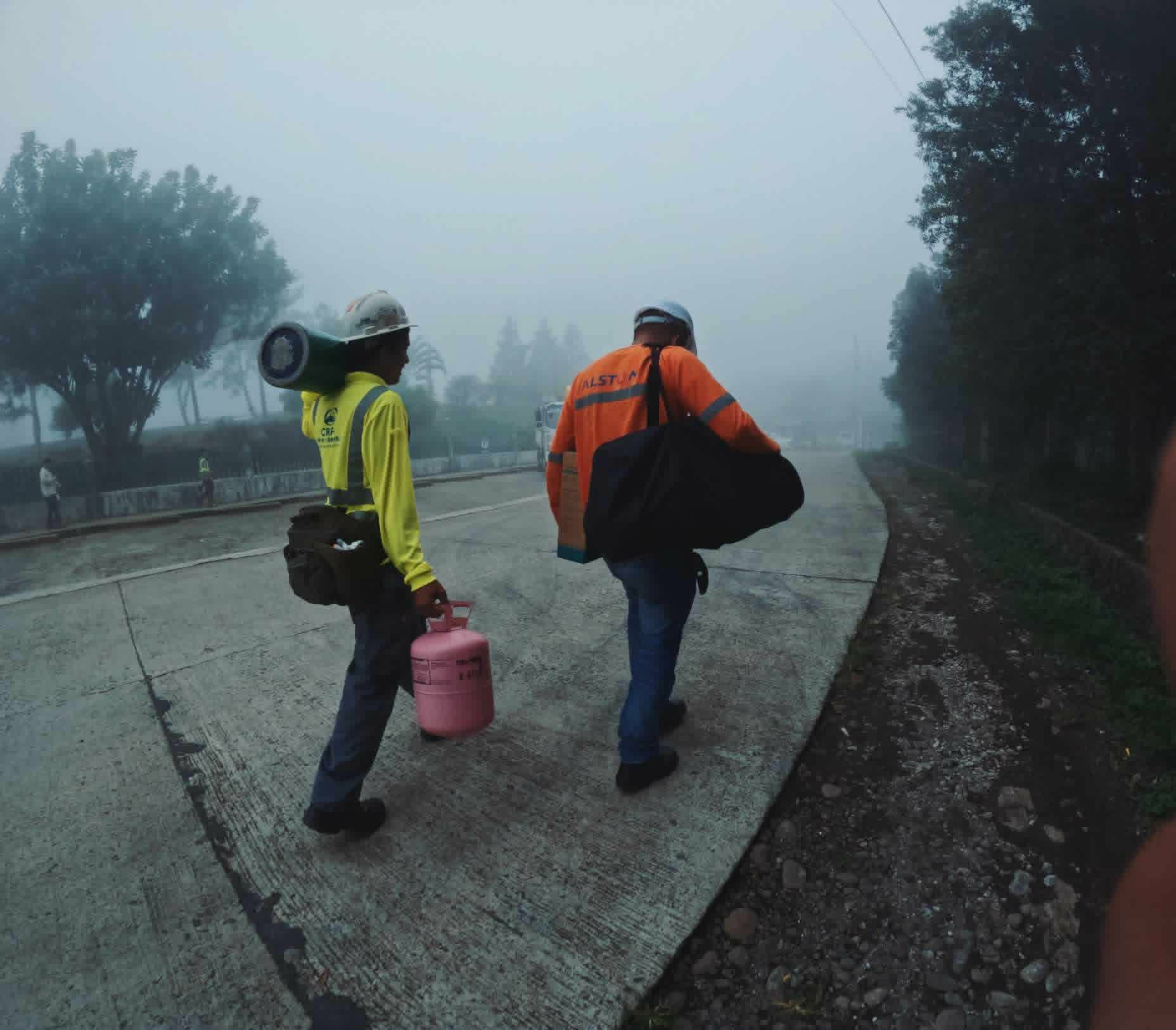 Early Morning Site Deployment